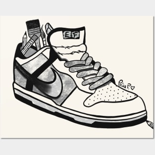 Art Nike Sneakers Posters and Art